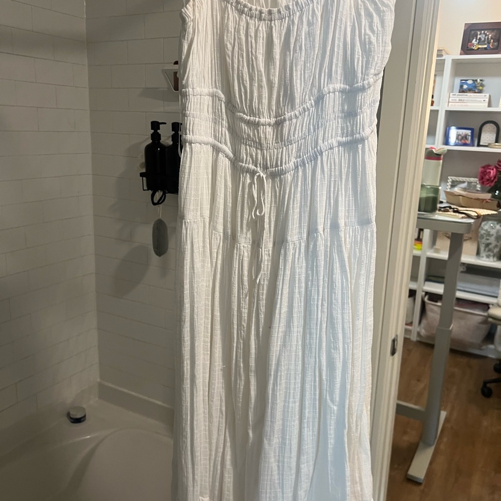J. Crew White Maxi Dress